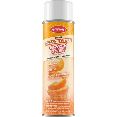 SPRAYWAY Orange Citrus Crazy Clean, 20oz, 12PK SW985